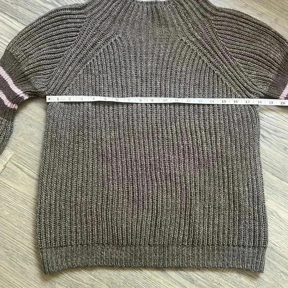 🔥NADA Del Riccio🔥 | Brown knit puff sleeve long sleeve sweater - Picture 8 of 10